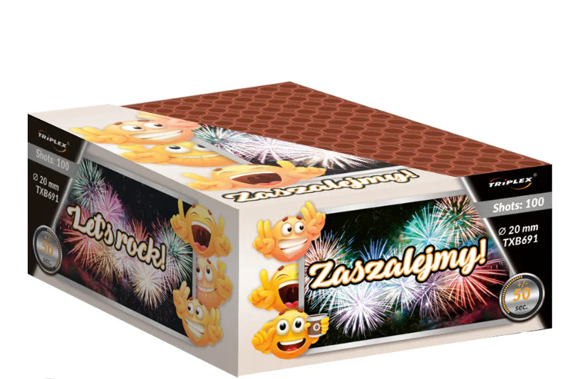Baterie 100 focuri 20 mm Triplex SKY REBELION TXB2624