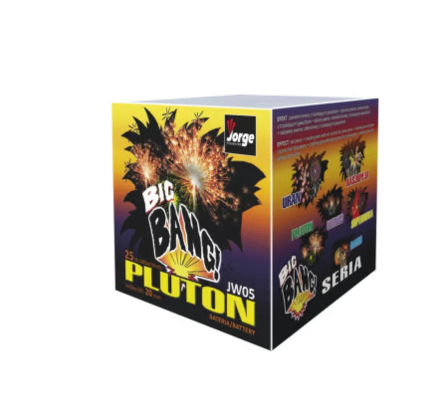 Baterie 25 focuri calibrul 20 mm Fireshow jw05 Pluton / jw08 Wenus