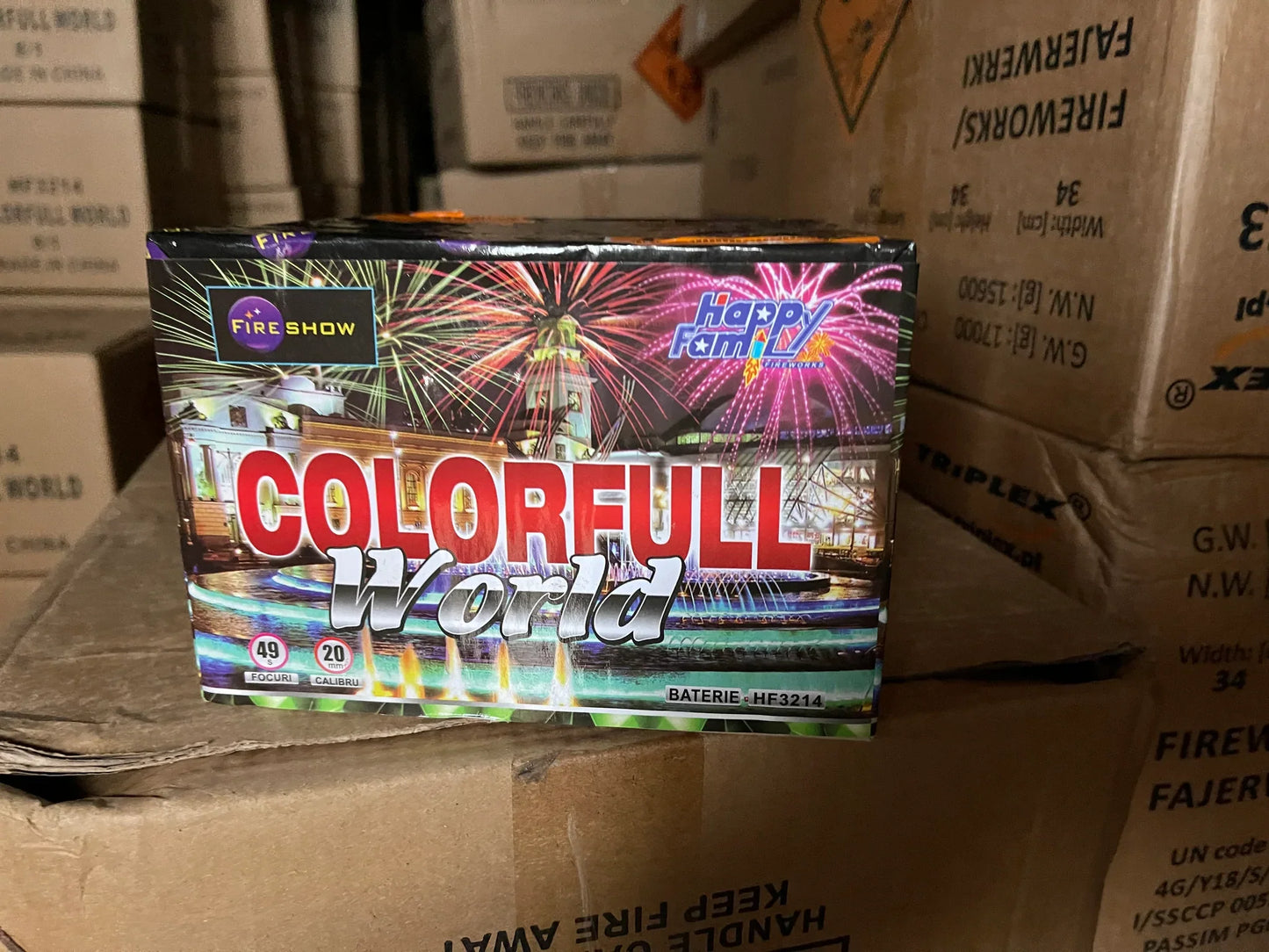 Baterie 49 focuri calibrull 20 mm FIRESHOW TRIPLEX
