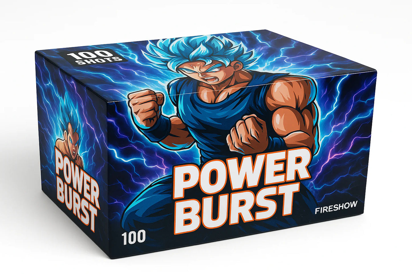 Baterie artificii 100 focuri Super Power