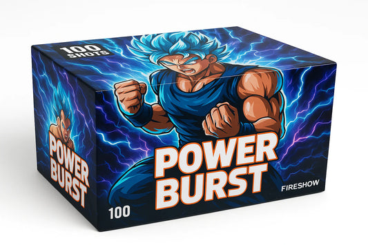 Baterie artificii 100 focuri Super Power