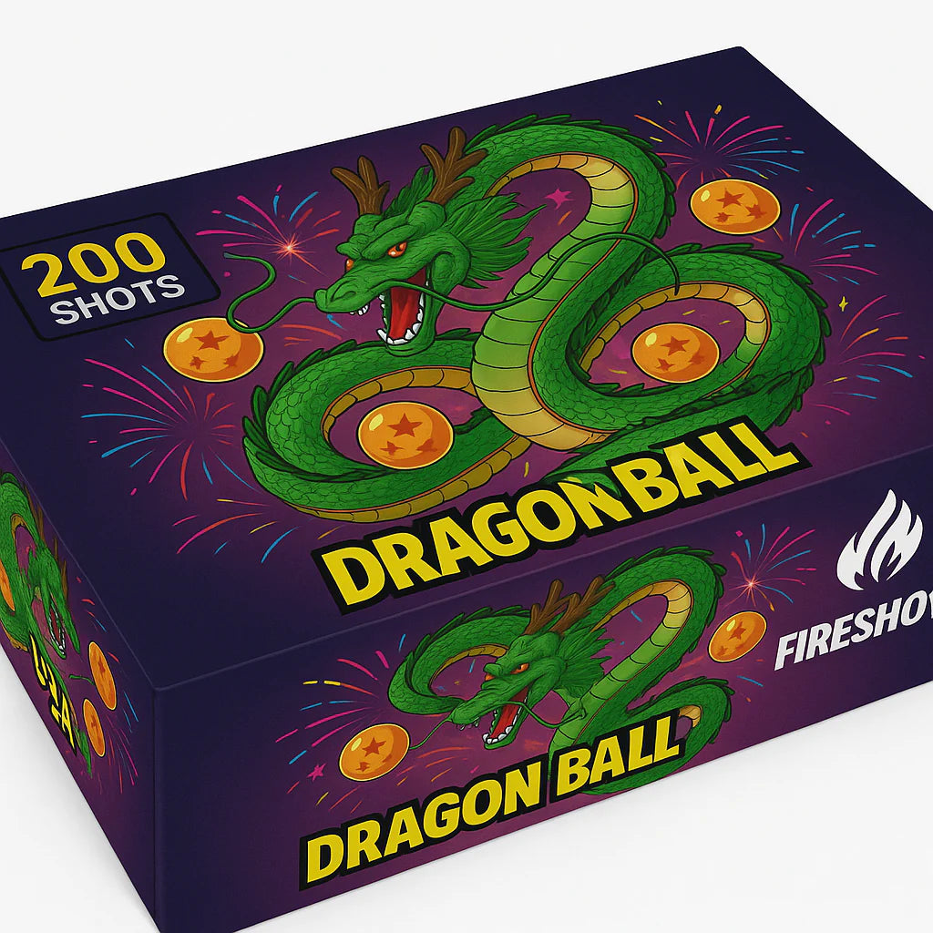 Baterie Artificii 200 focuri 20 mm Dragon FIRE