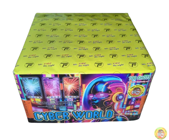 Baterie 100 focuri 30 mm Cyber World