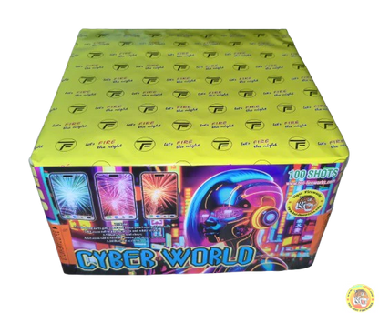 Baterie 100 focuri 30 mm Cyber World