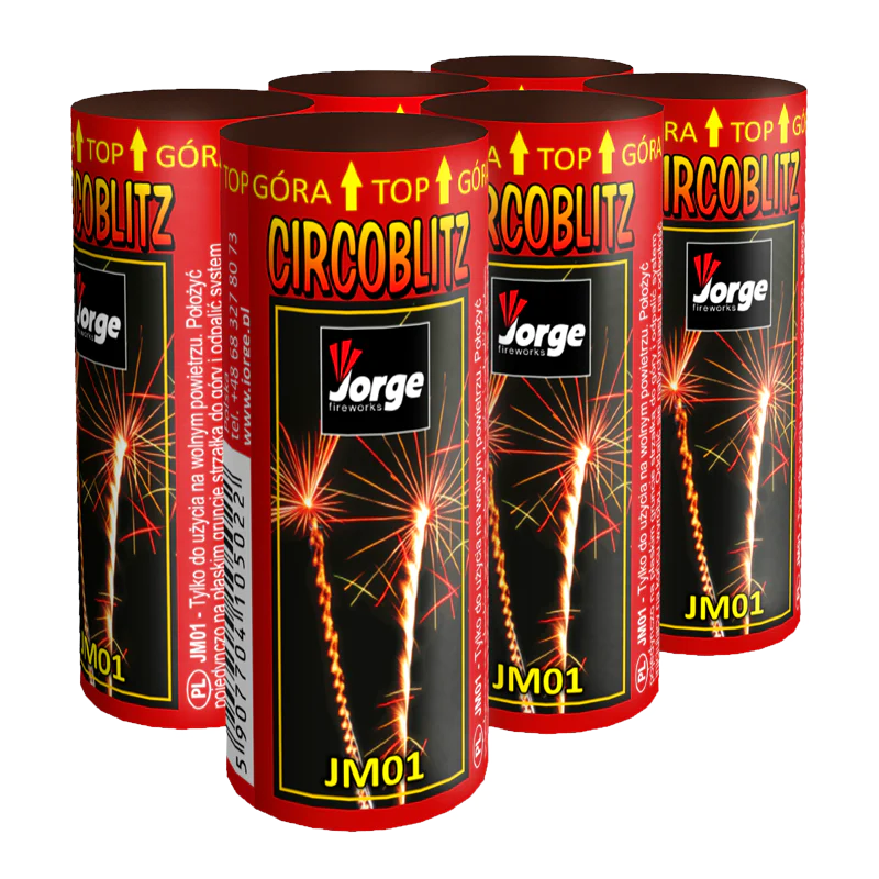 Artificii Circoblitz, rachete emitator de sunet luminos