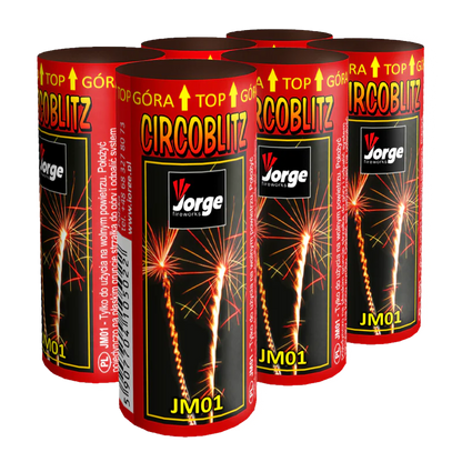 Artificii Circoblitz, rachete emitator de sunet luminos