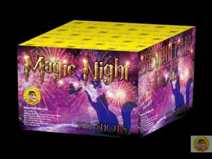 Baterie artificii 100 focuri 16 mm calibrul MAGIC NIGHT TFC16100-1M